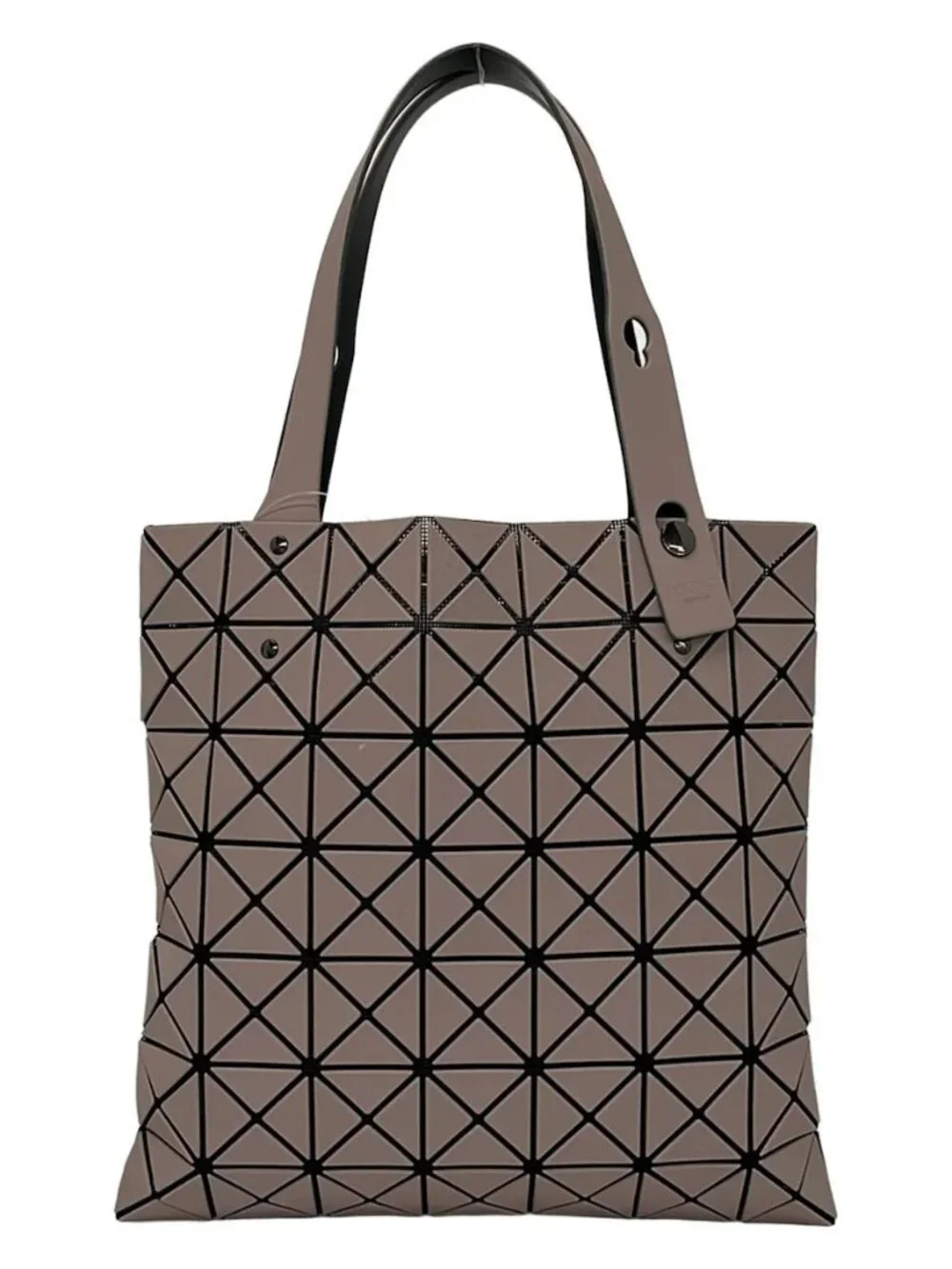 BAOBAO ISSEYMIYAKE Prism Matte BB13-AG507 Pink Beige PVC Polyester Tote Bag